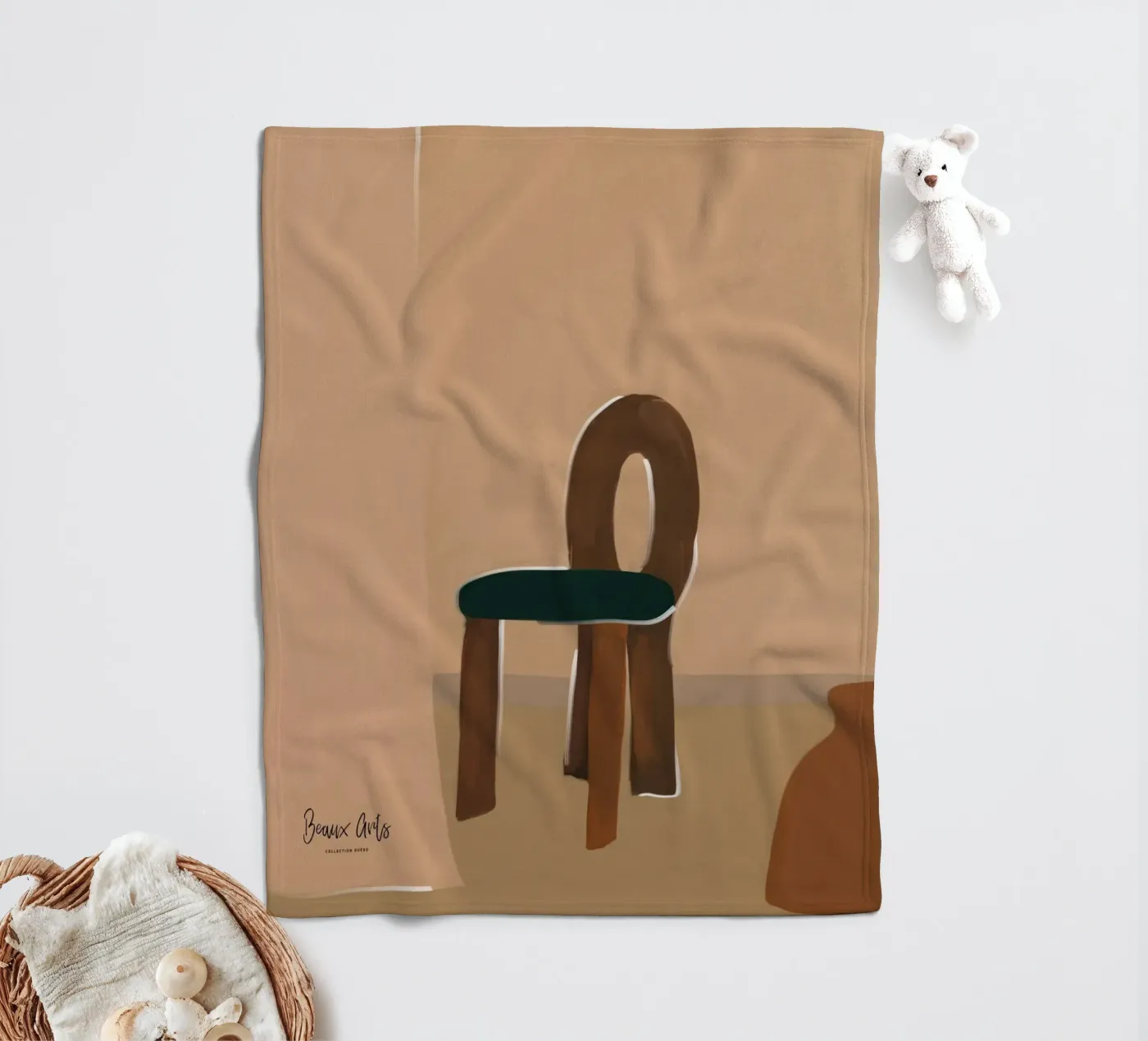 Soft Composition Fleecedecke von Mike Leymi