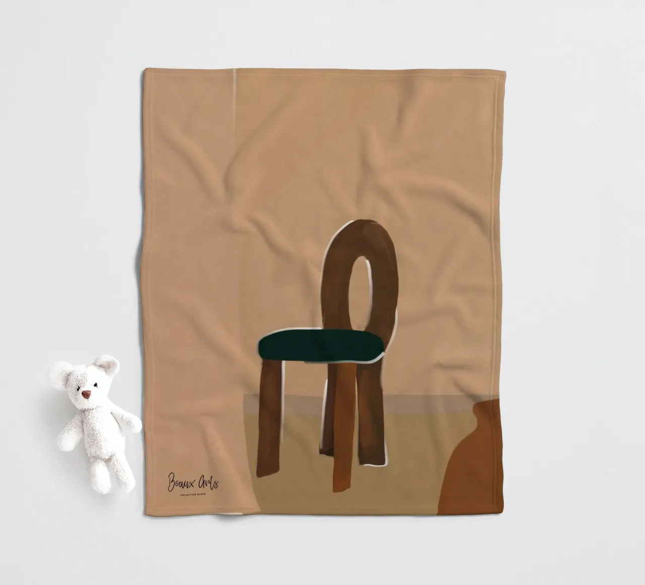 Soft Composition Fleecedecke von Mike Leymi