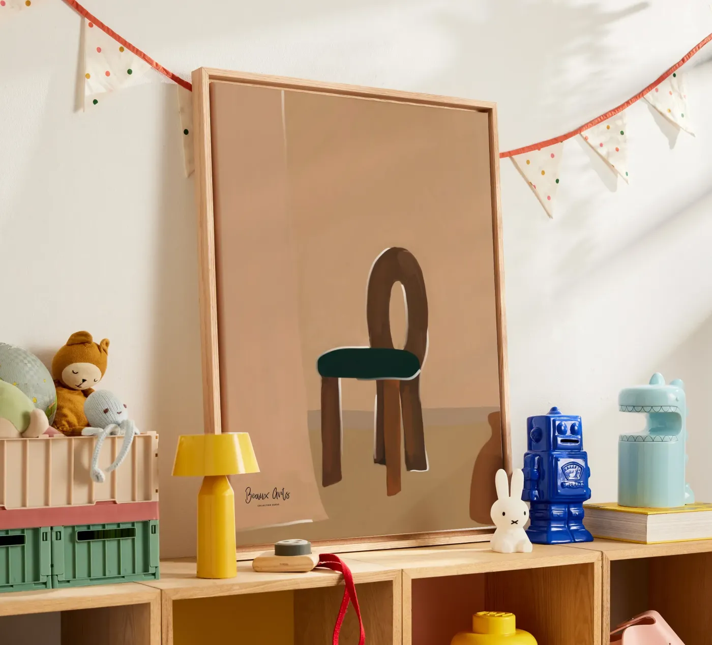 Soft Composition canvas by Mike Leymi
