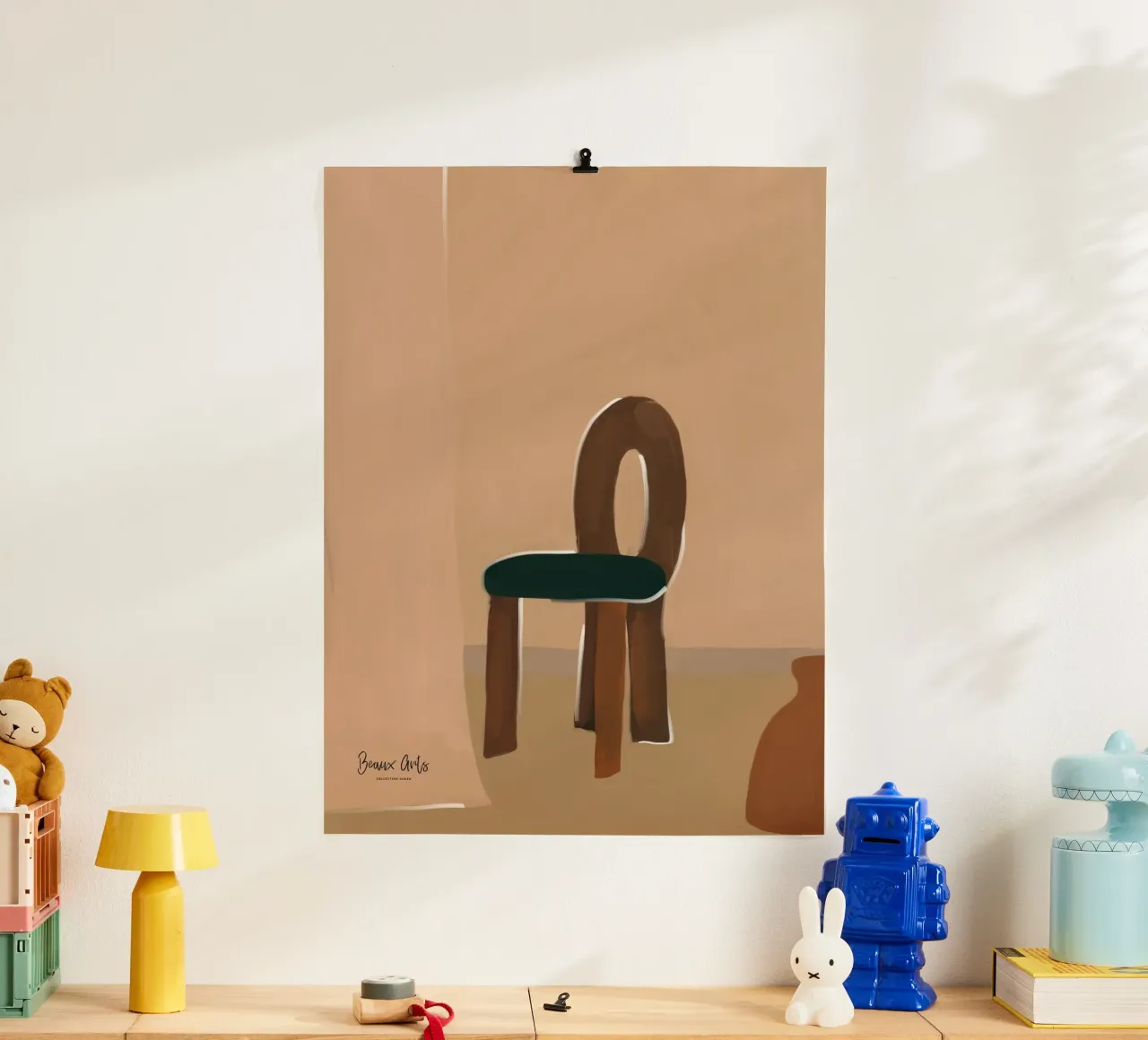 Soft Composition Poster von Mike Leymi