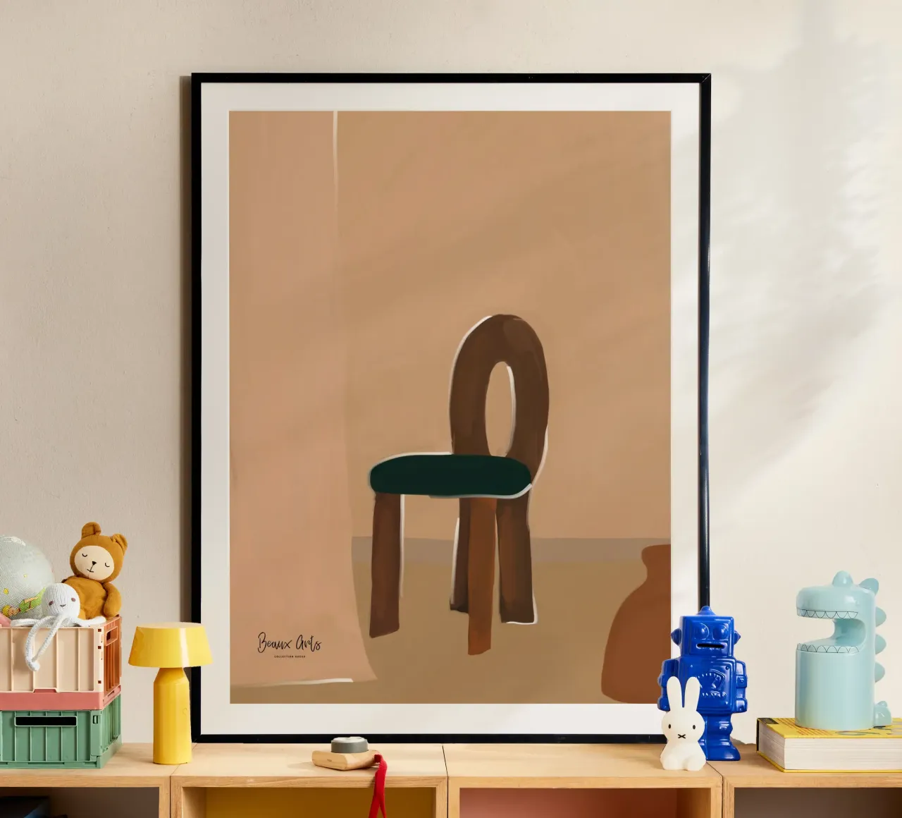 Soft Composition Poster von Mike Leymi