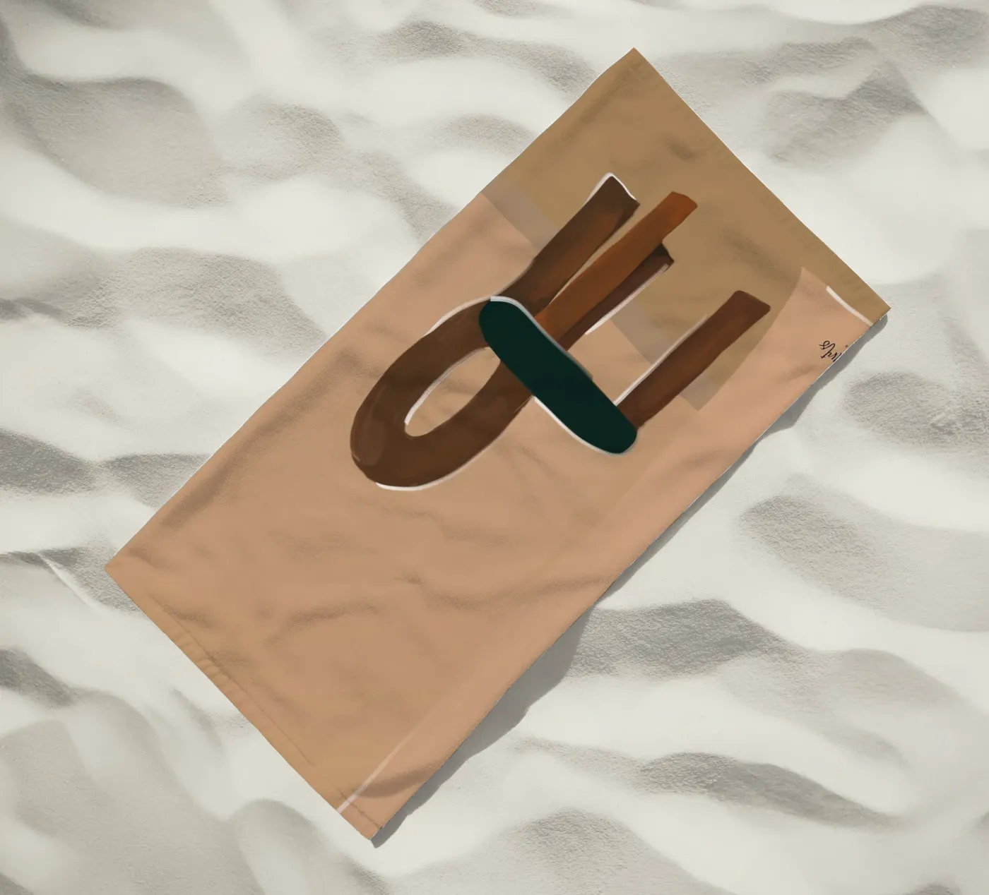 Soft Composition serviette de plage de Mike Leymi