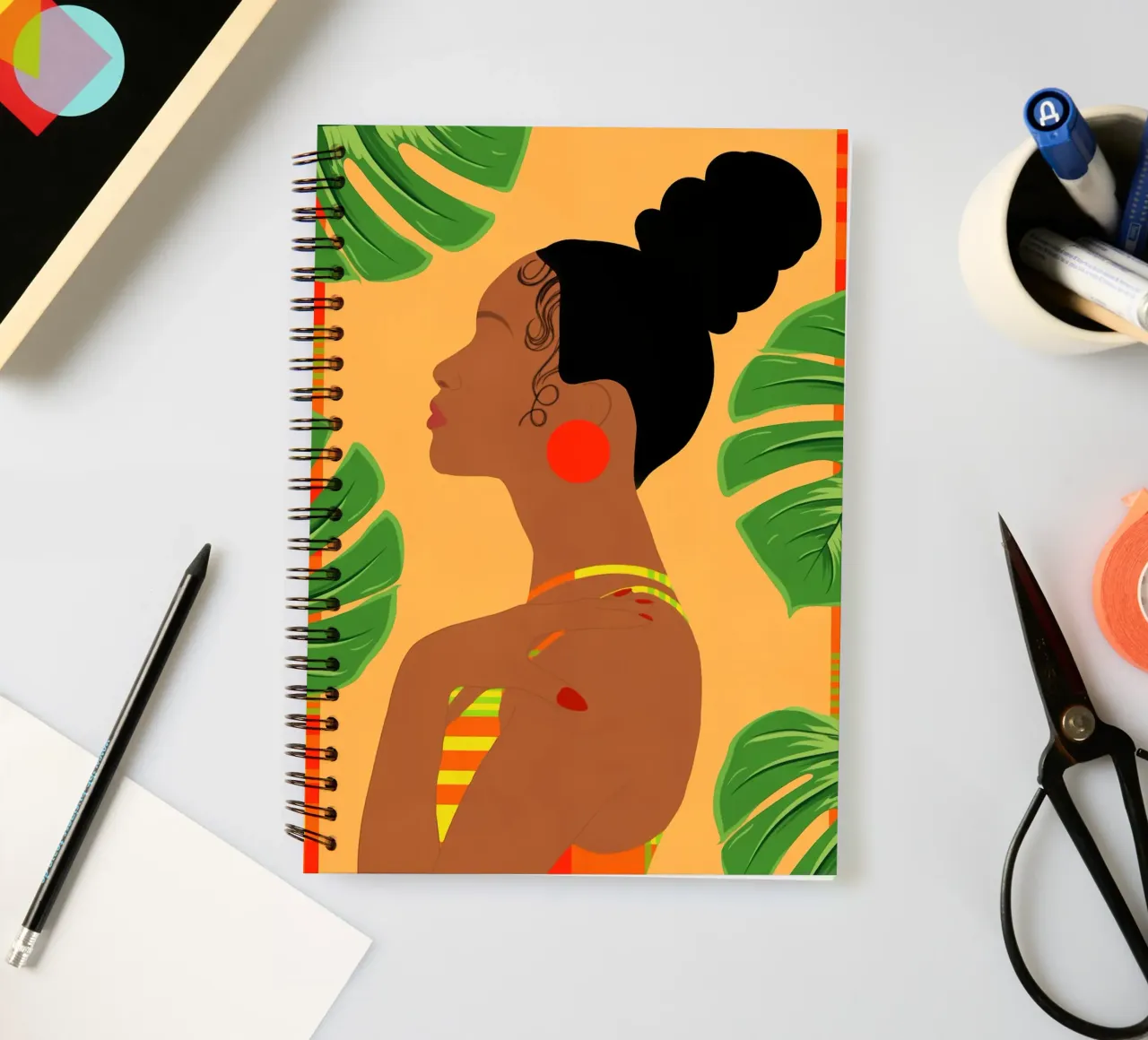 Spectrum of Serenity spiral notebook by Mathudace Créas