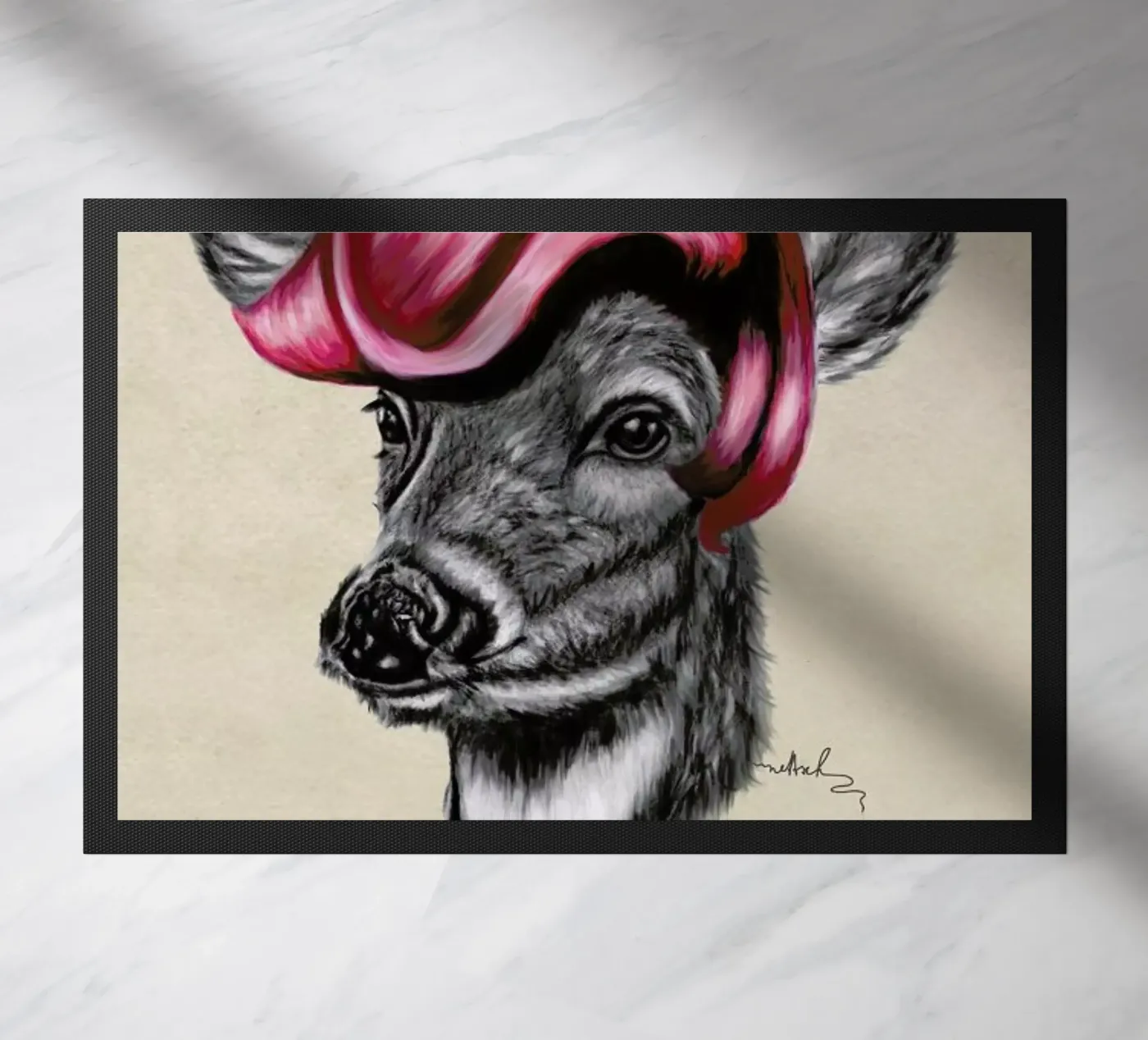 Norma Doe doormat by Nettsch