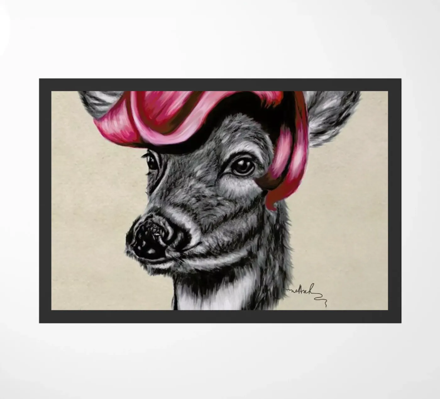 Norma Doe doormat by Nettsch