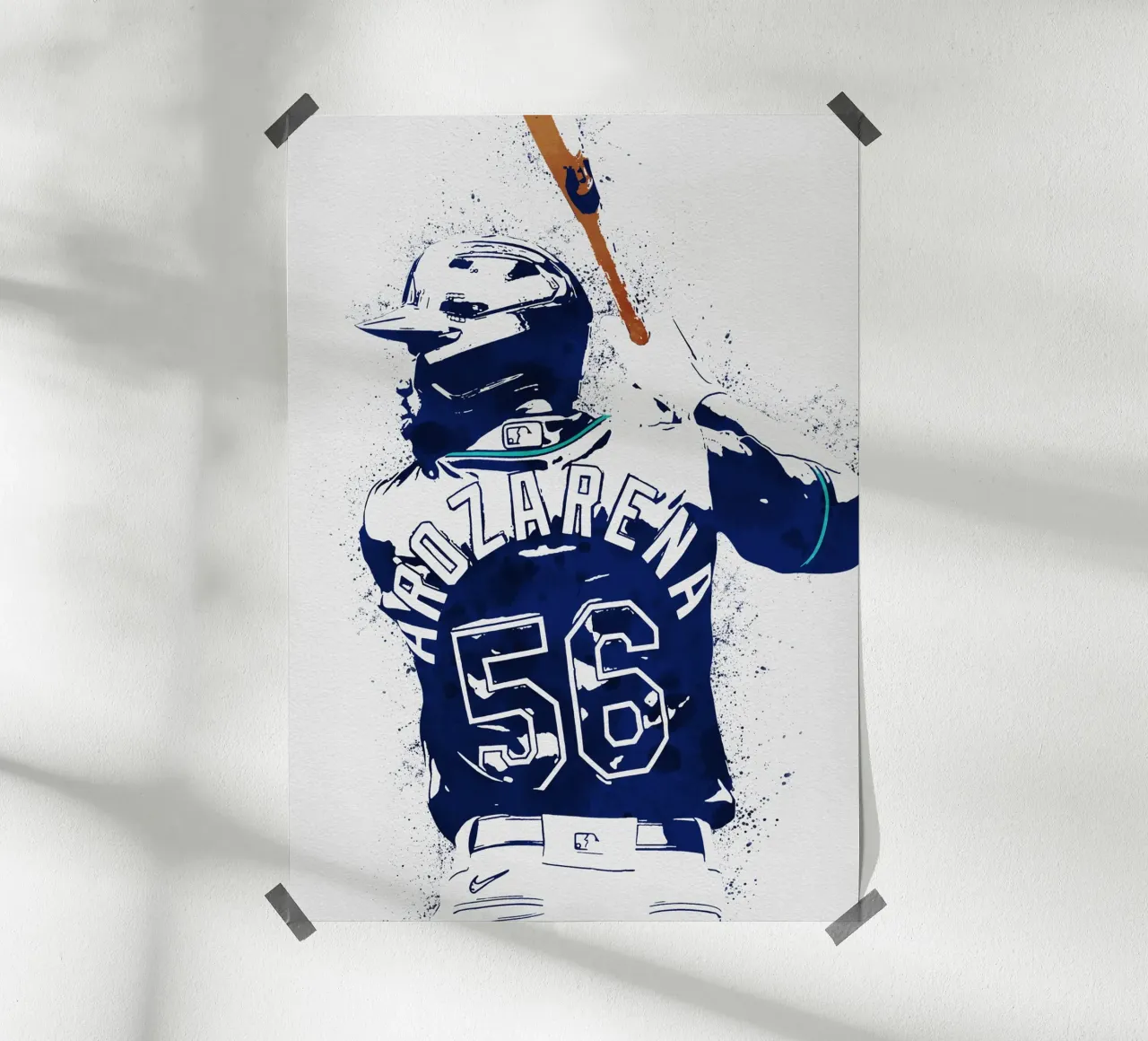 Randy Arozarena poster con telaio in plastica da tenten