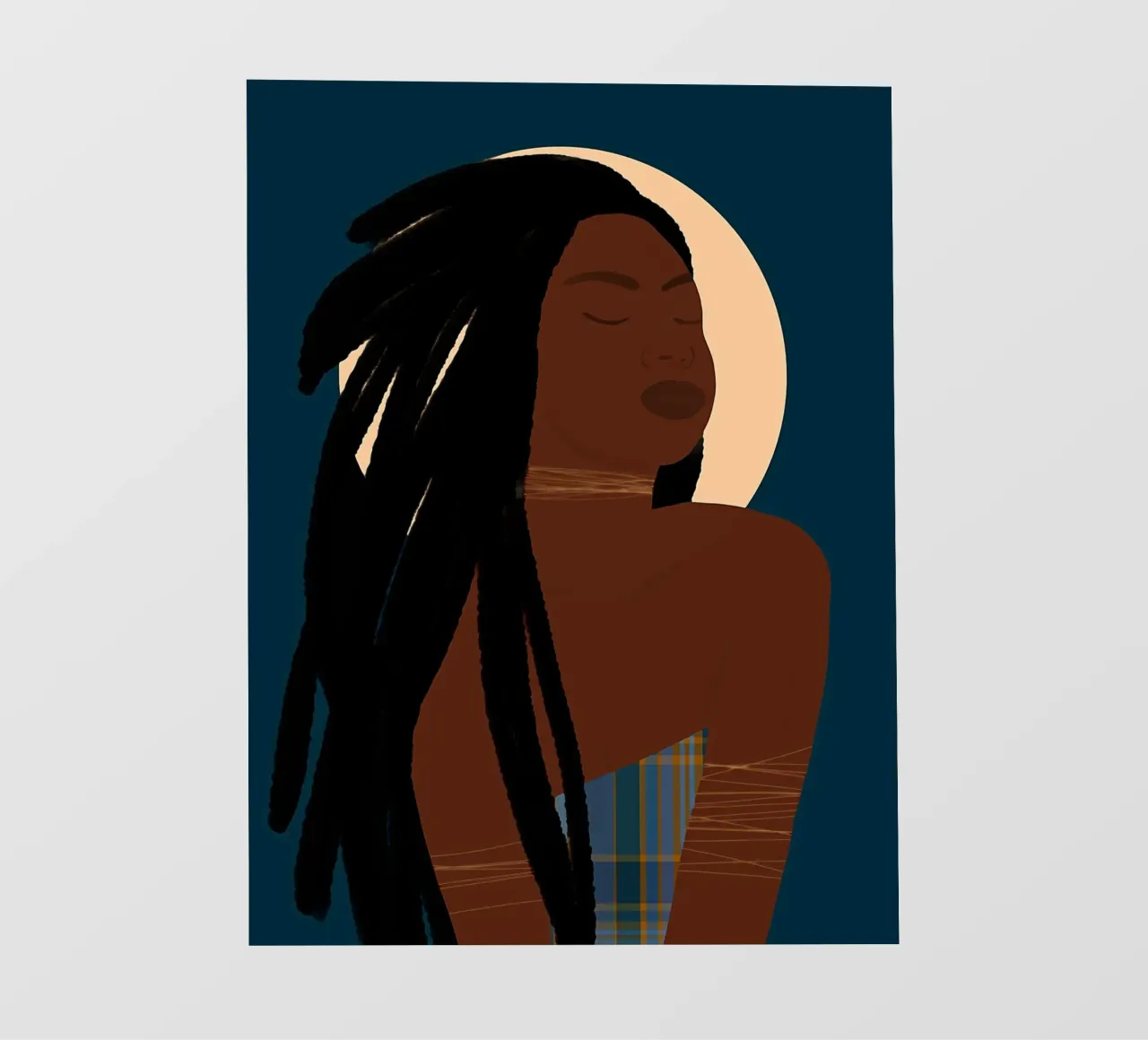 Celestial Roots telo in pvc da Mathudace Créas