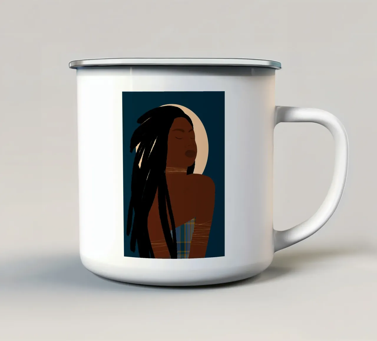 Celestial Roots tazza in smalto da Mathudace Créas