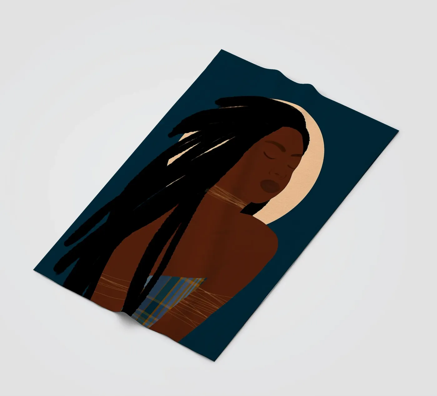 Celestial Roots fleece blanket by Mathudace Créas
