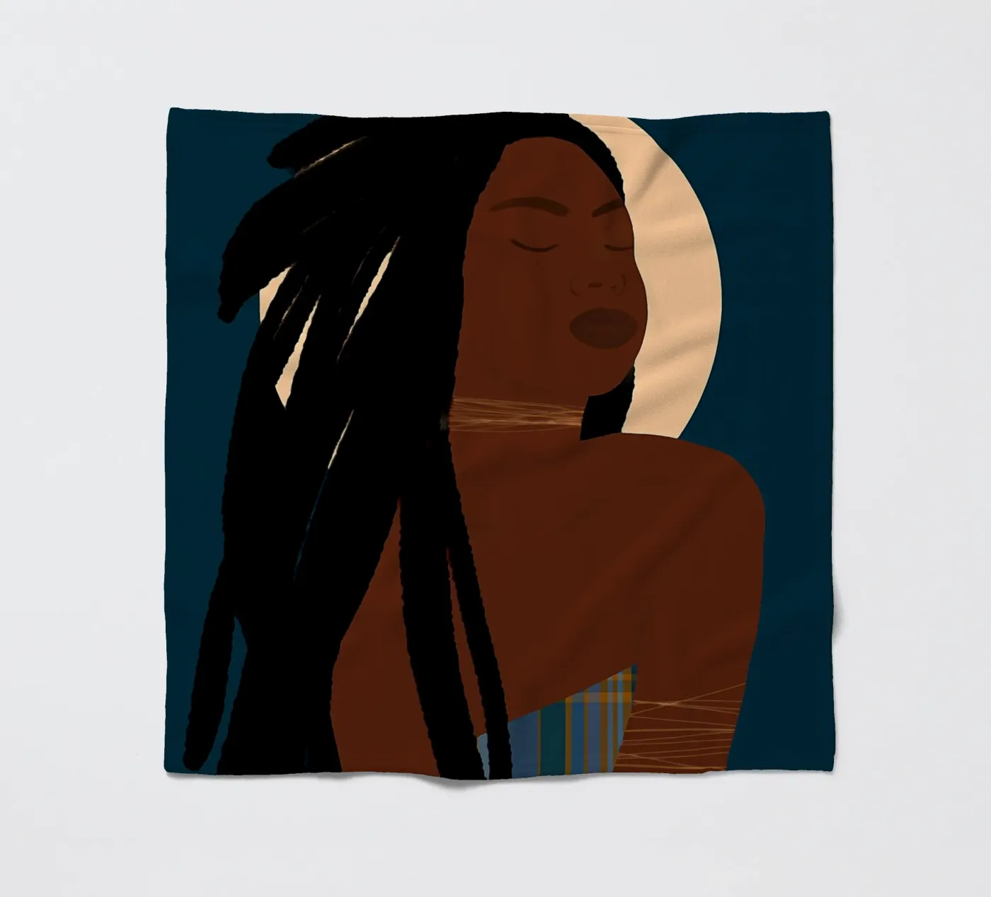 Celestial Roots fleece blanket by Mathudace Créas