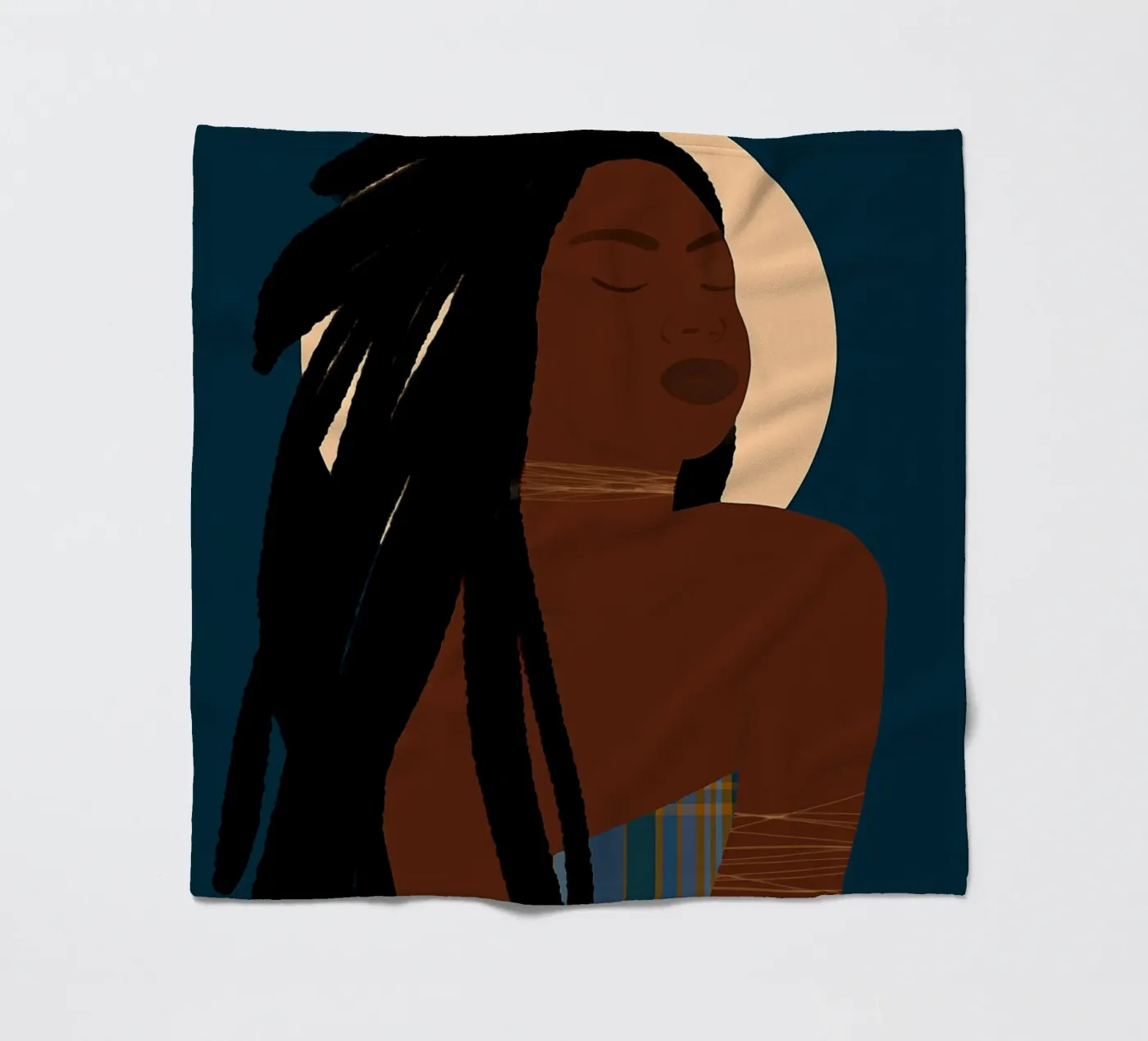 Celestial Roots Fleecedecke von Mathudace Créas