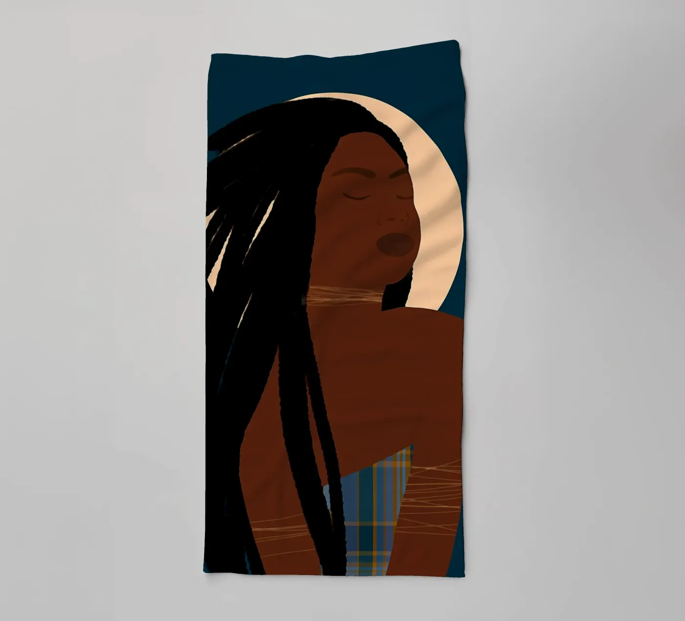 Celestial Roots towel by Mathudace Créas