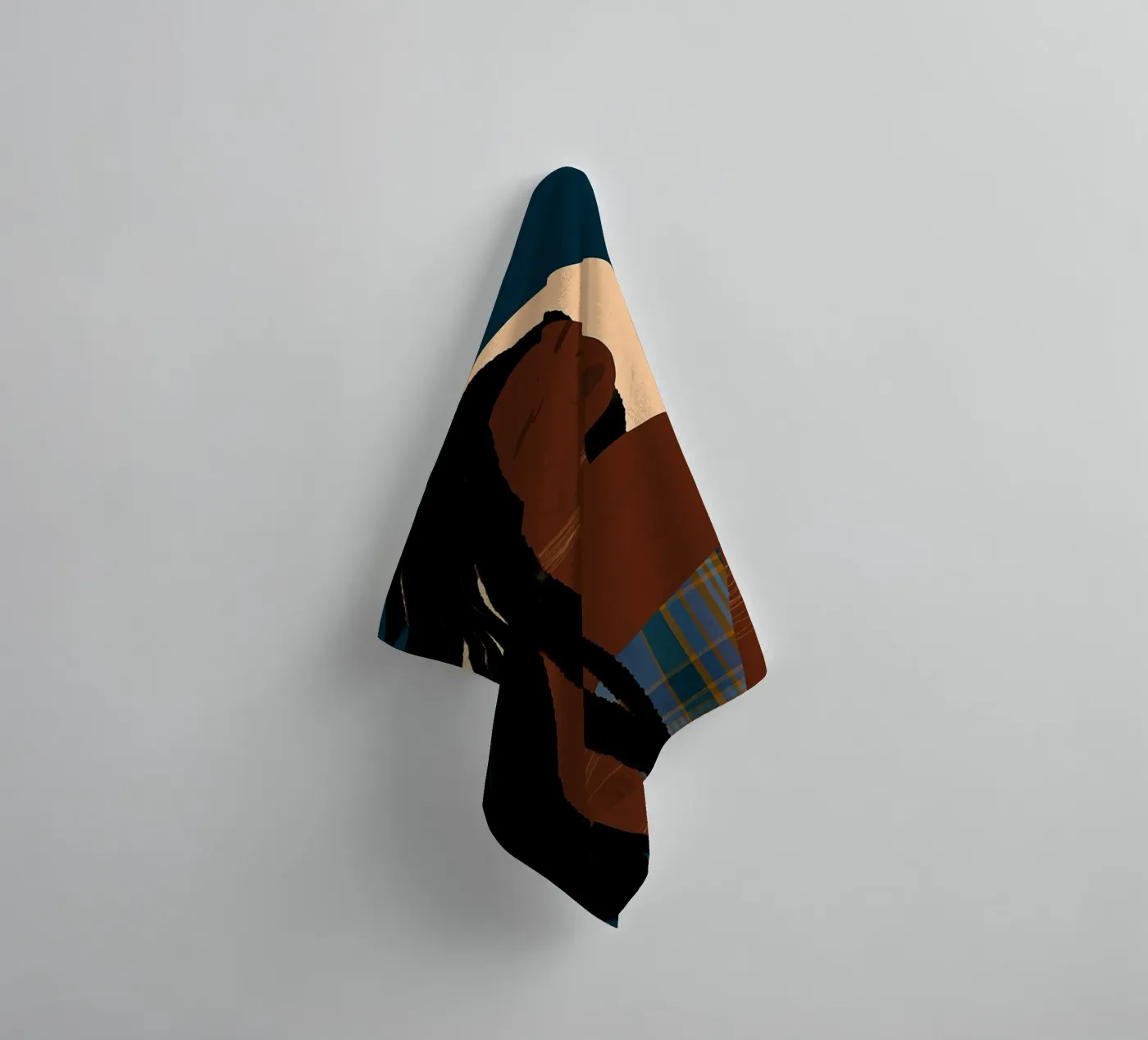 Celestial Roots towel by Mathudace Créas