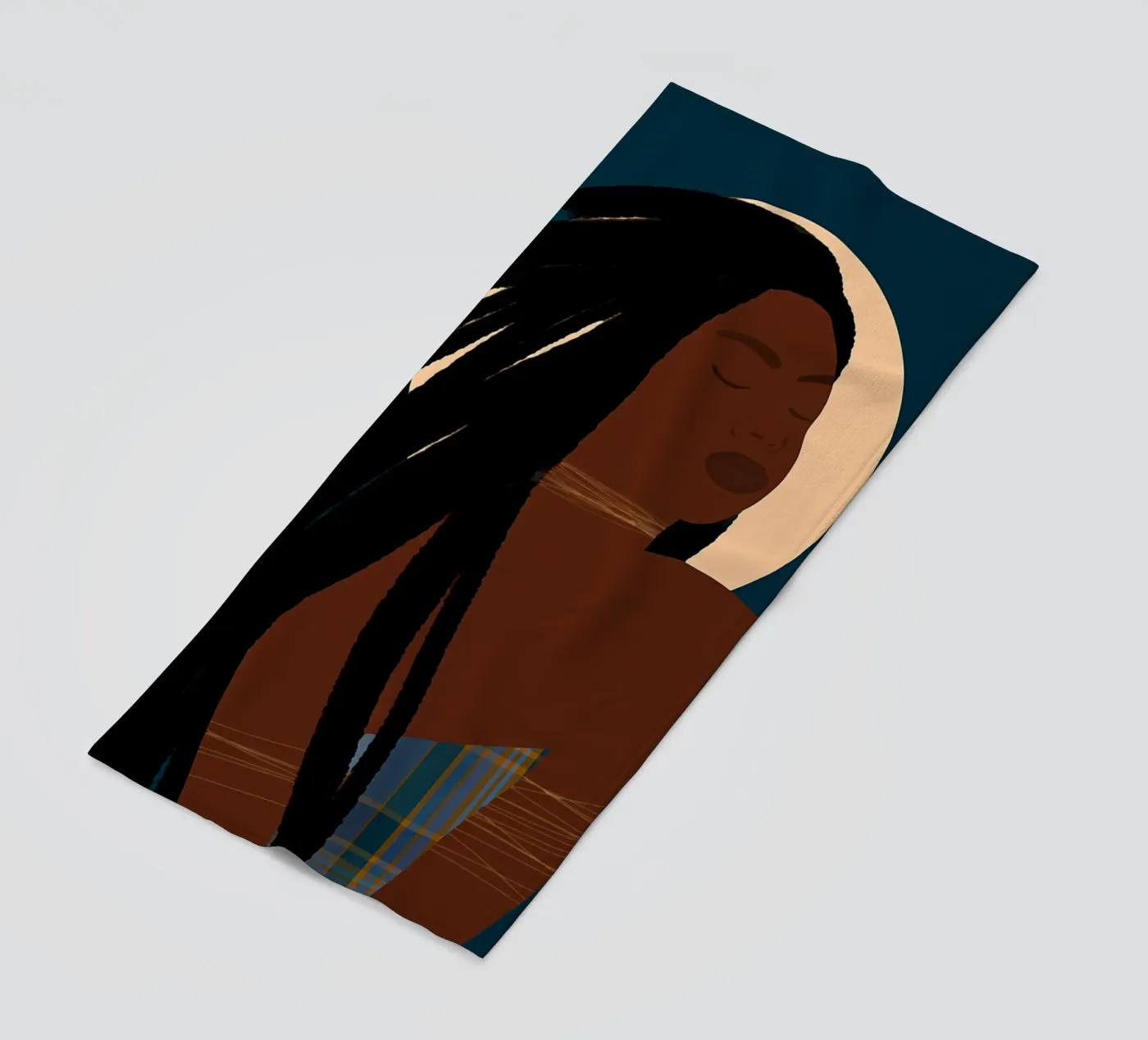 Celestial Roots beach towel by Mathudace Créas