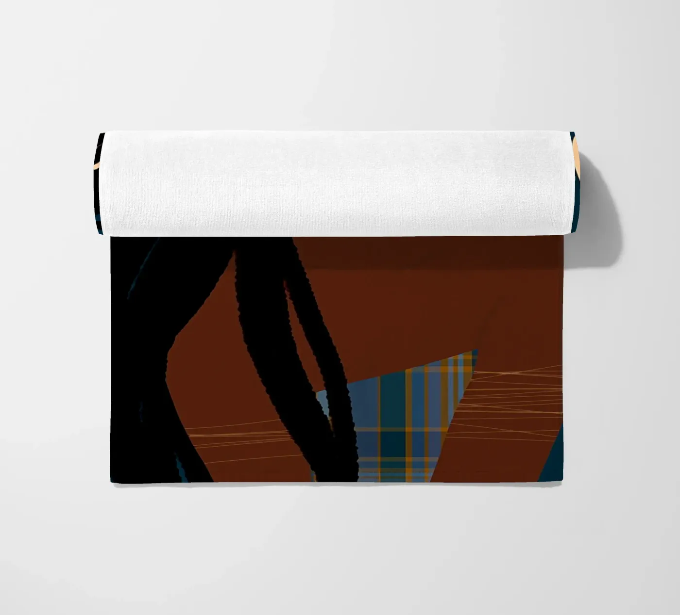 Celestial Roots beach towel by Mathudace Créas