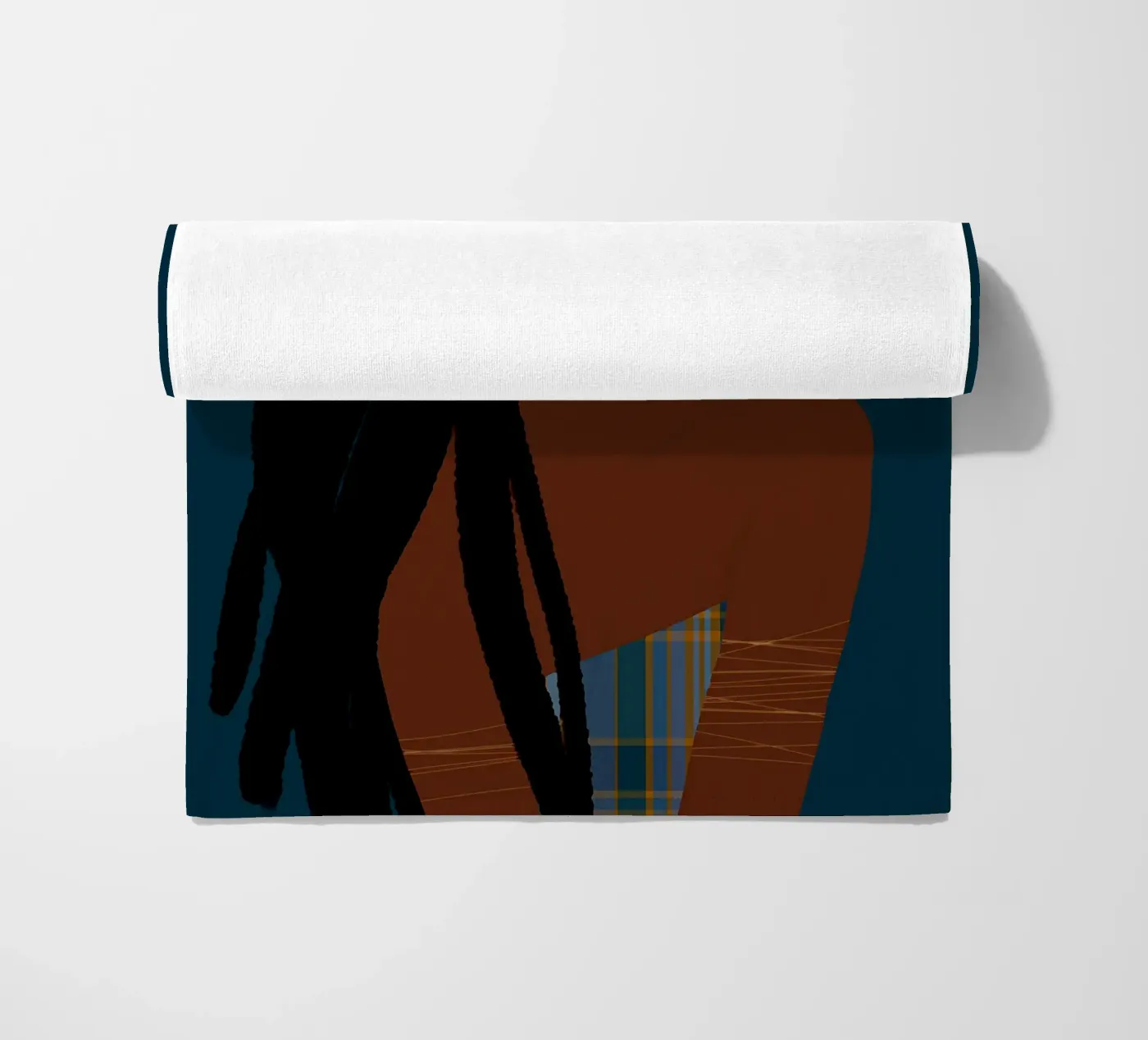 Celestial Roots beach towel by Mathudace Créas