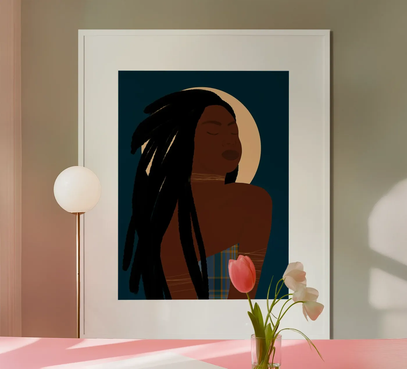 Celestial Roots poster van Mathudace Créas