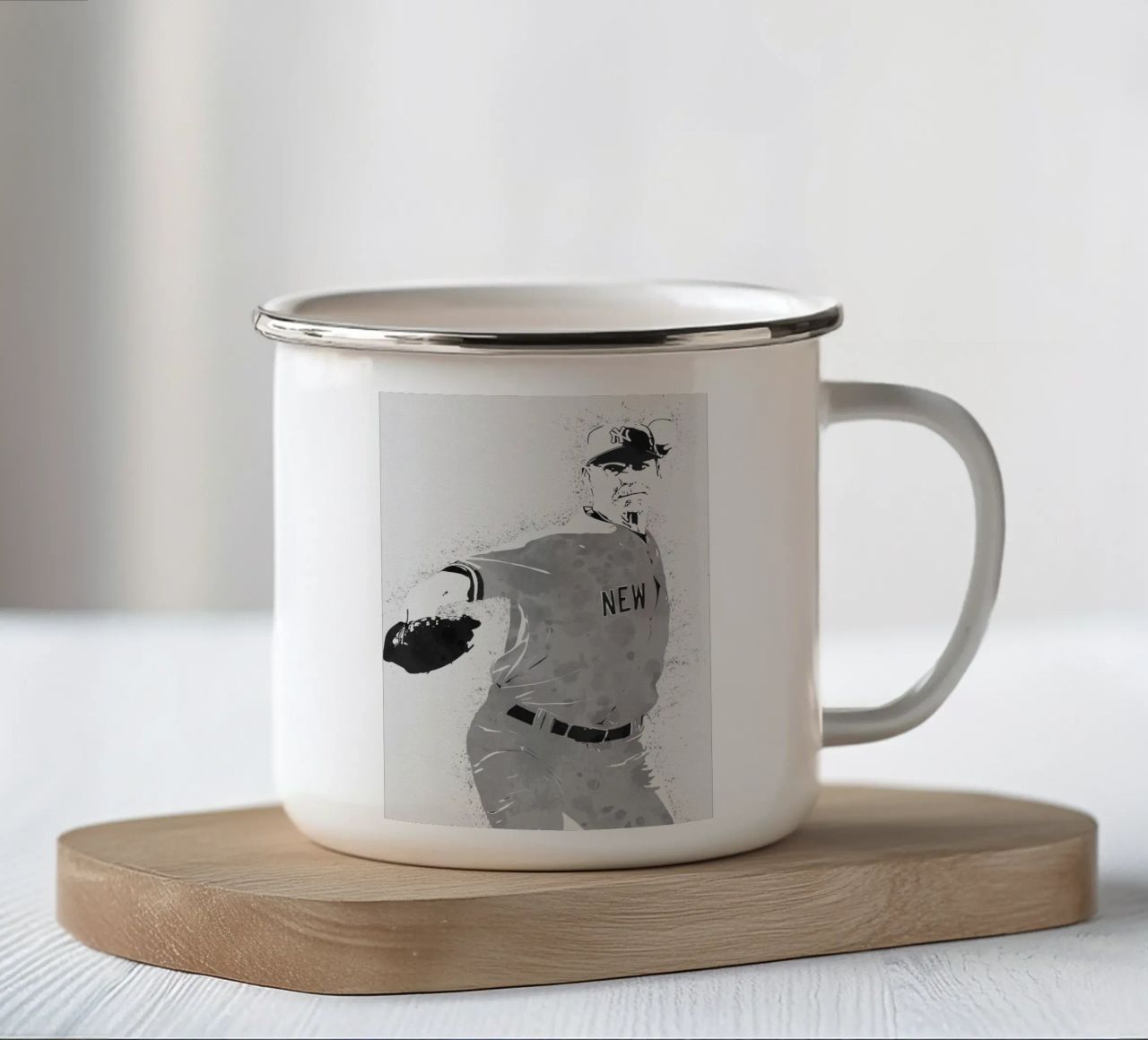 Randy Johnson tazza in smalto da tenten