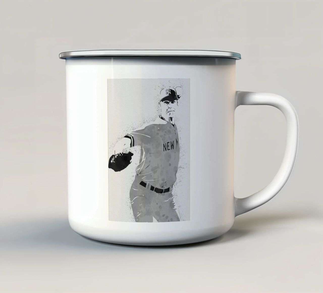 Randy Johnson tazza in smalto da tenten