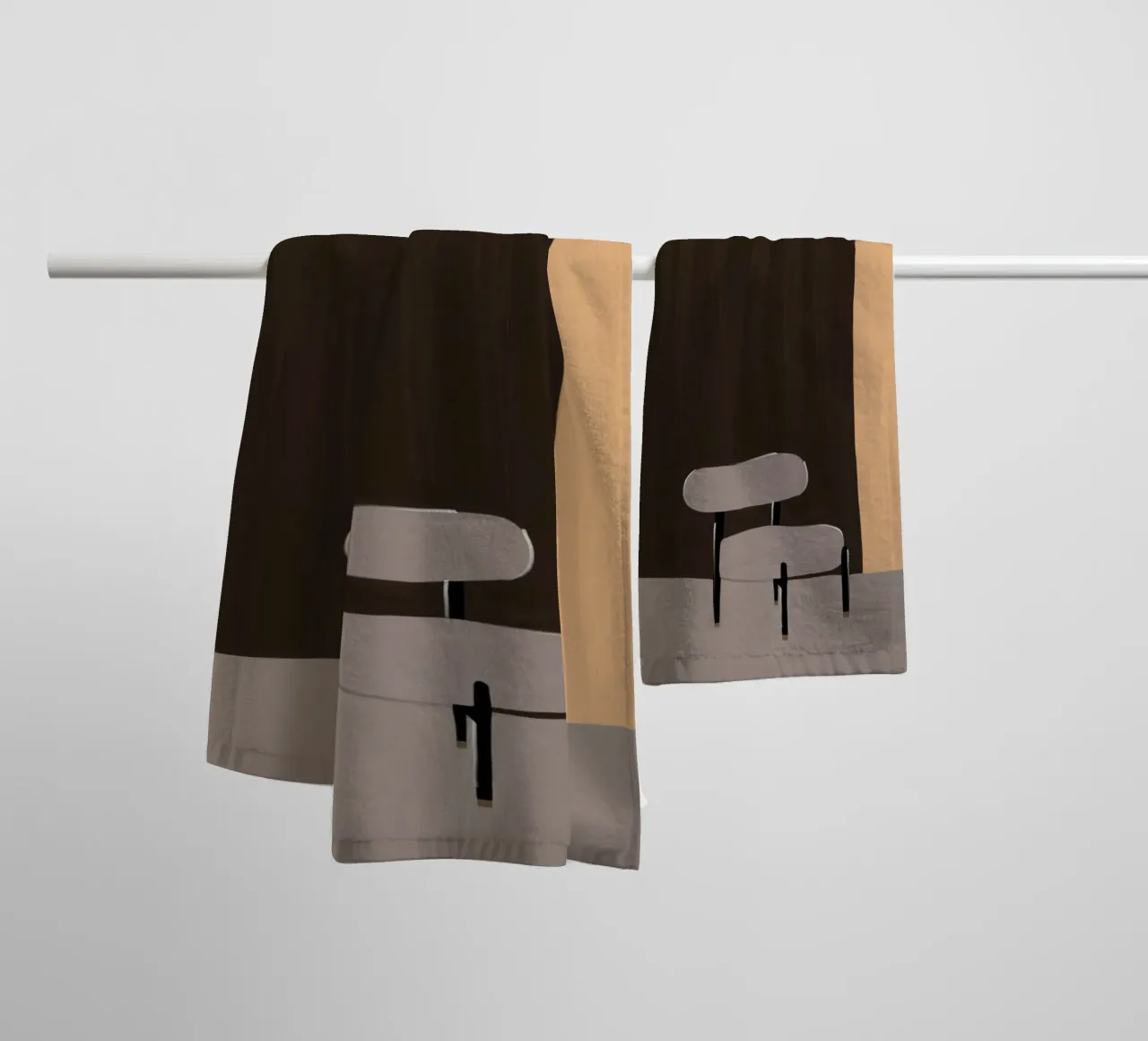 Radiant Cutouts toalla de baño de Mike Leymi