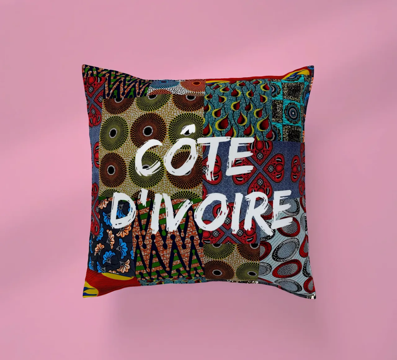 Côte d'Ivoire cuscino da Mathudace Créas