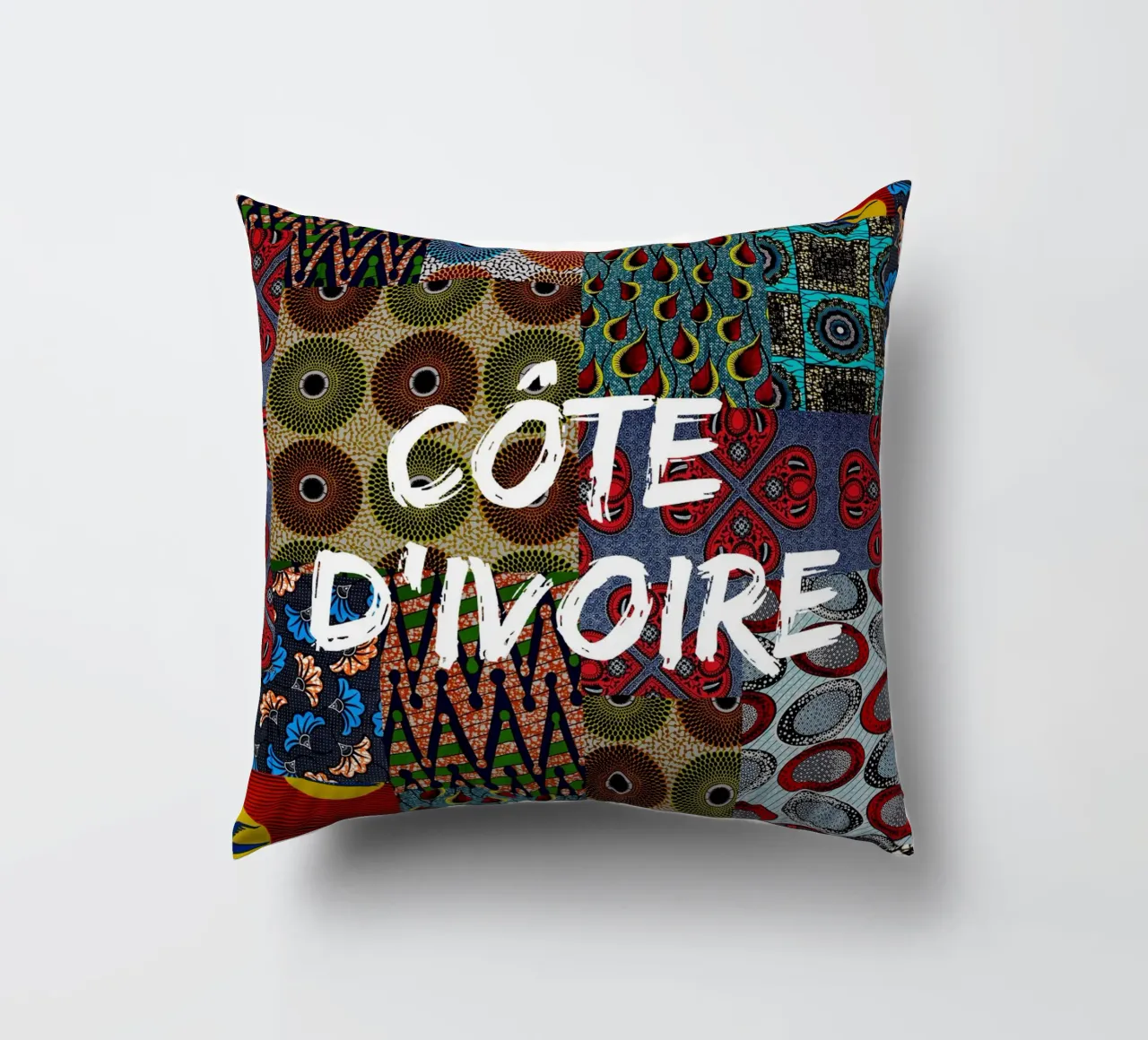 Côte d'Ivoire cuscino da Mathudace Créas