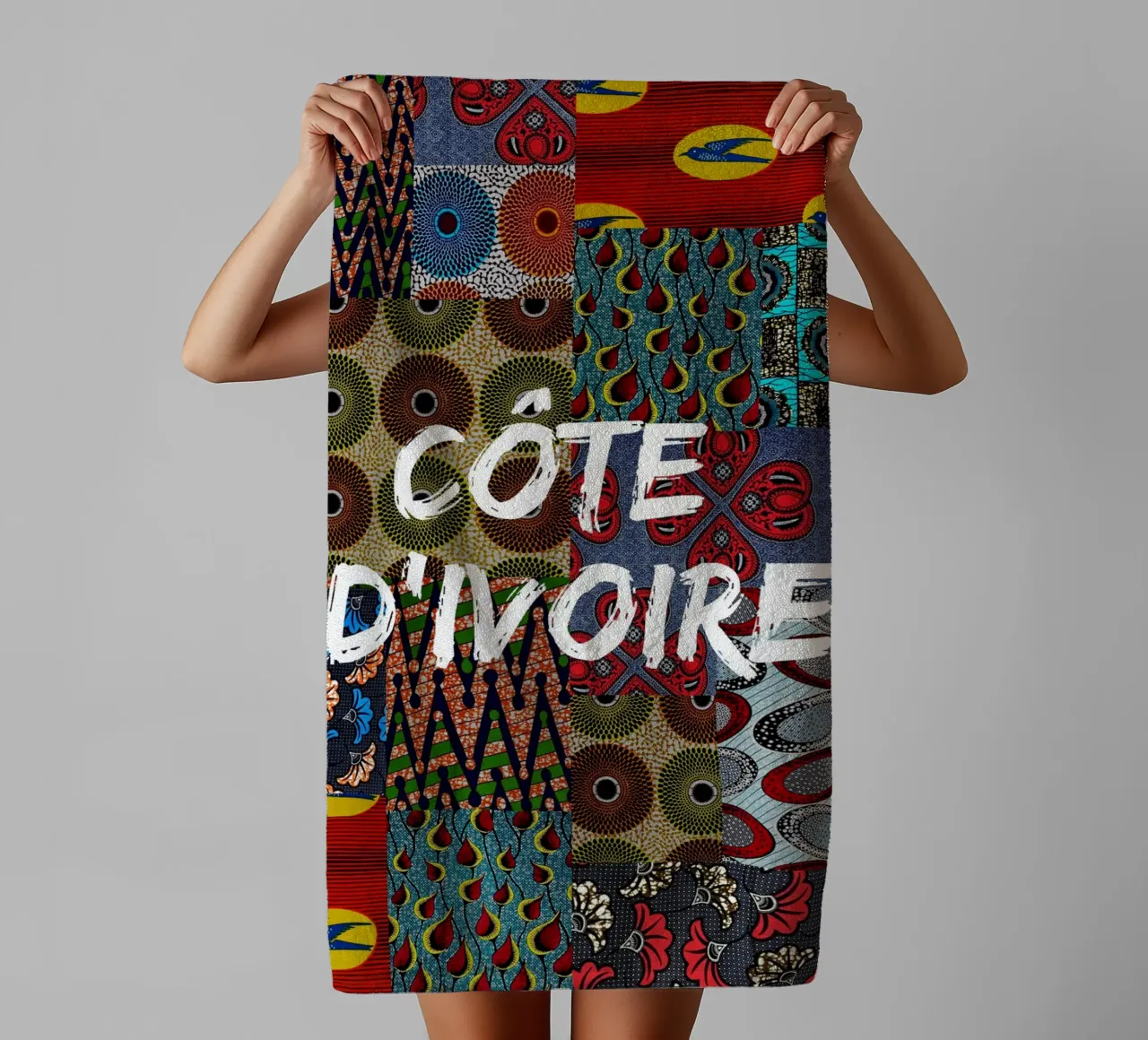 Côte d'Ivoire towel by Mathudace Créas