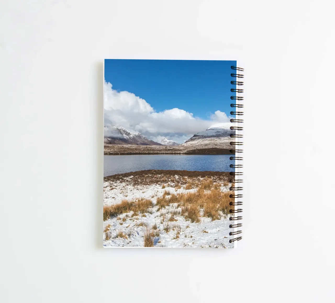 Highland snow spiral notebook by Dave Hare Photography