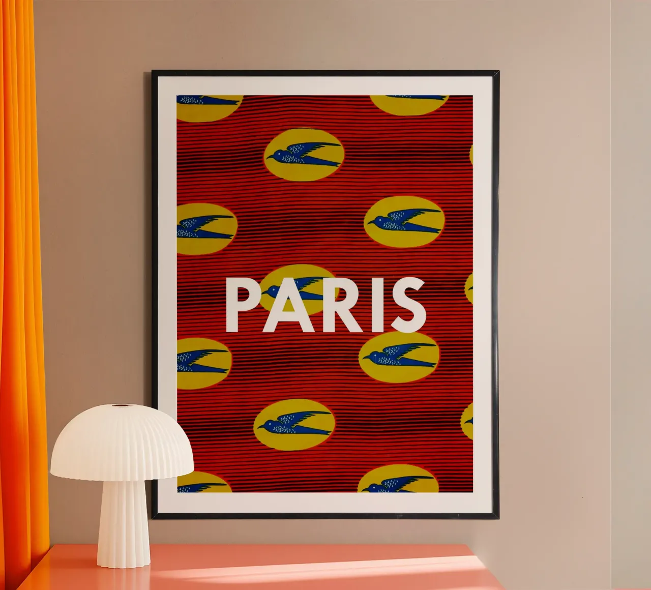 Paris poster con telaio in plastica da Mathudace Créas
