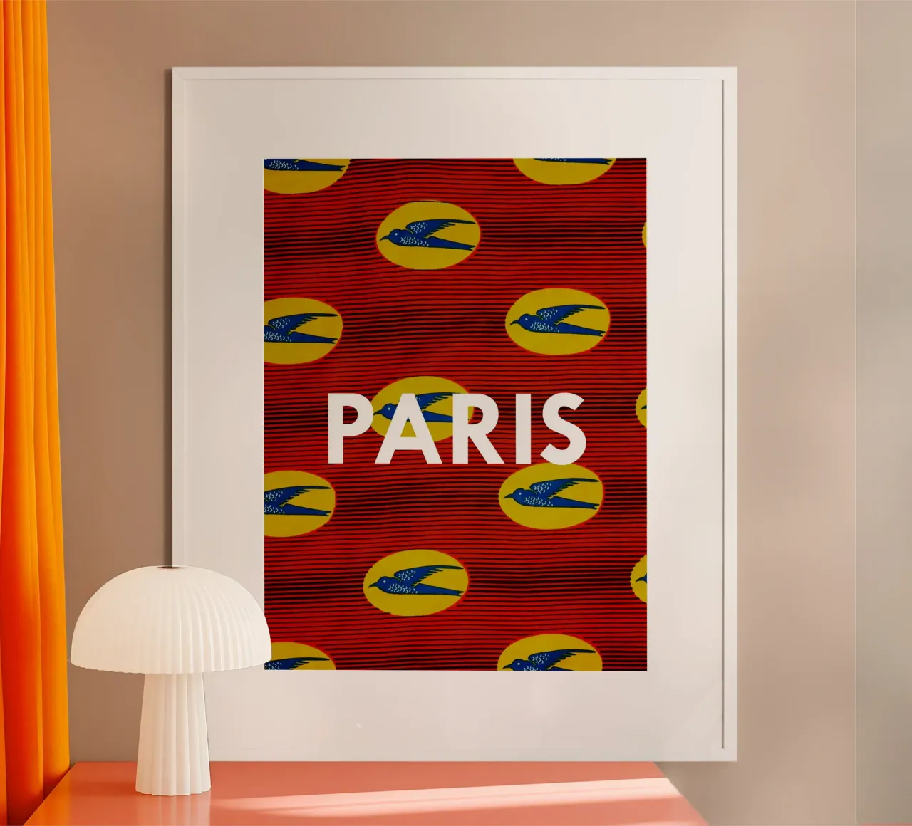 Paris poster con telaio in plastica da Mathudace Créas