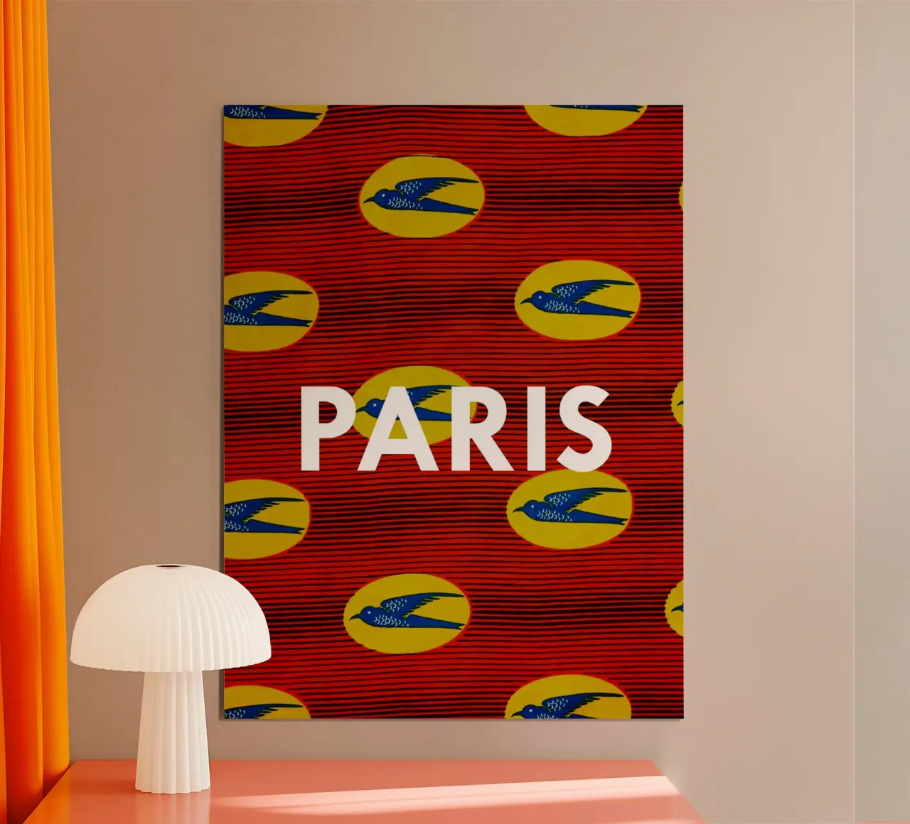 Paris poster con telaio in plastica da Mathudace Créas