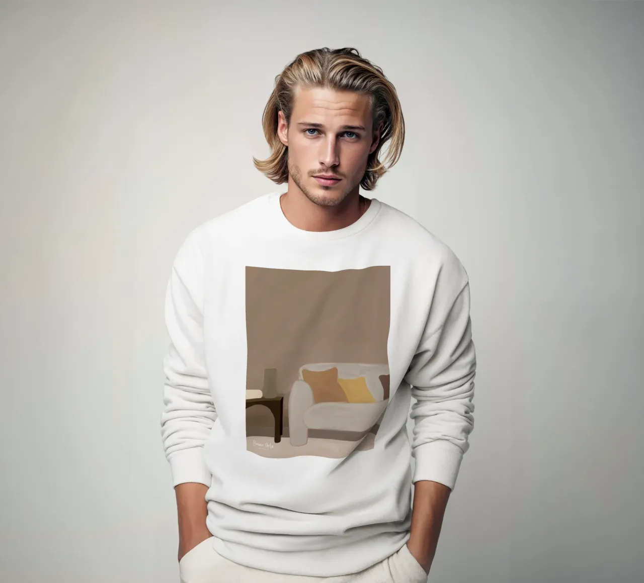 Colorful Fields felpa da Mike Leymi