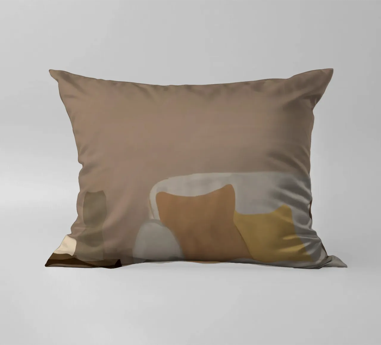 Colorful Fields decorative cushion by Mike Leymi