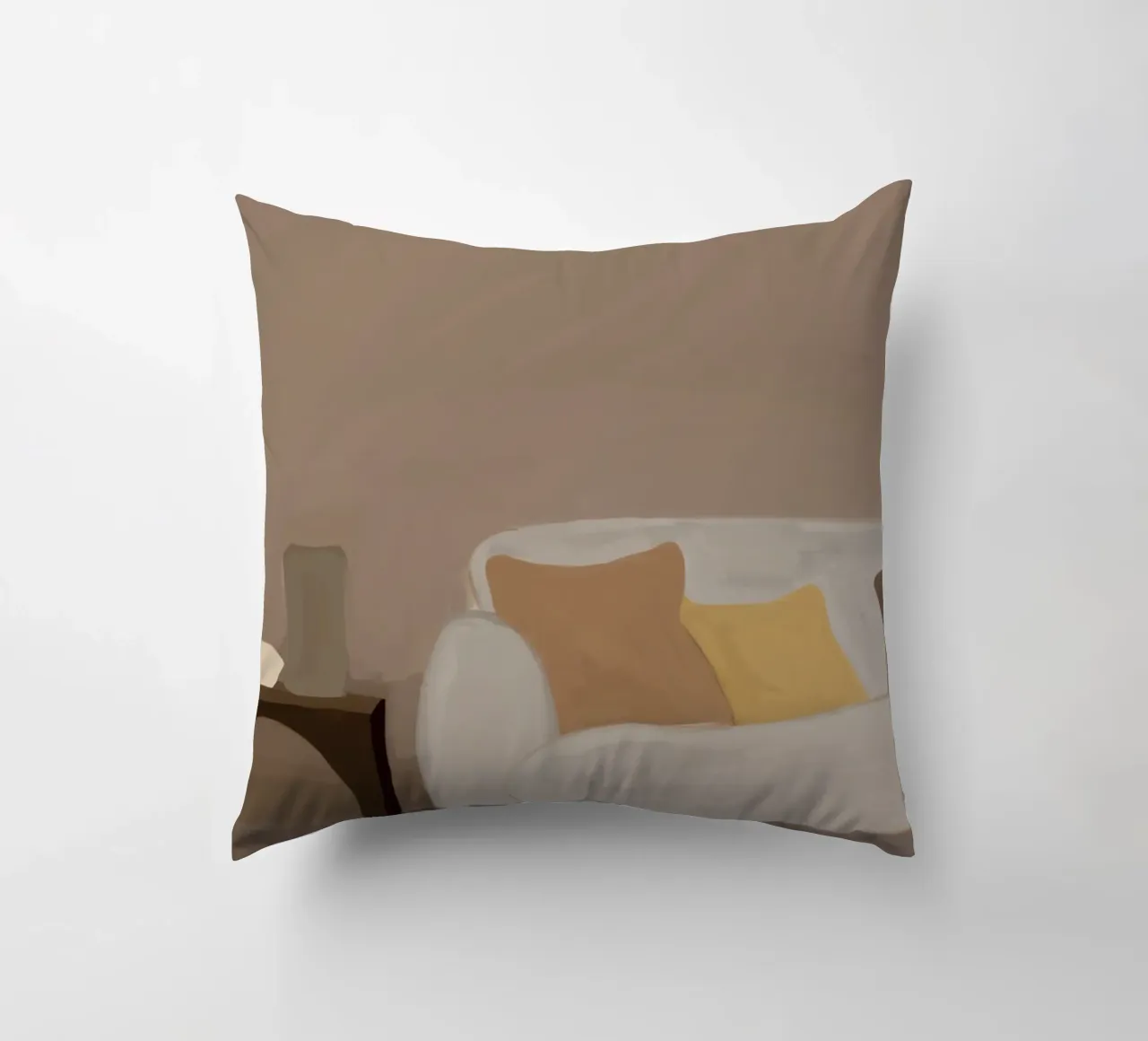 Colorful Fields decorative cushion by Mike Leymi
