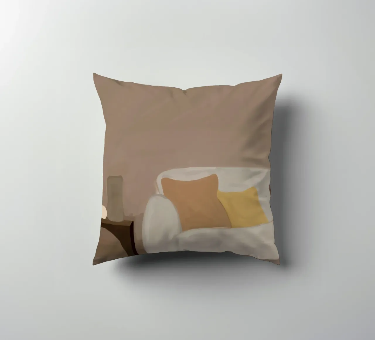Colorful Fields decorative cushion by Mike Leymi