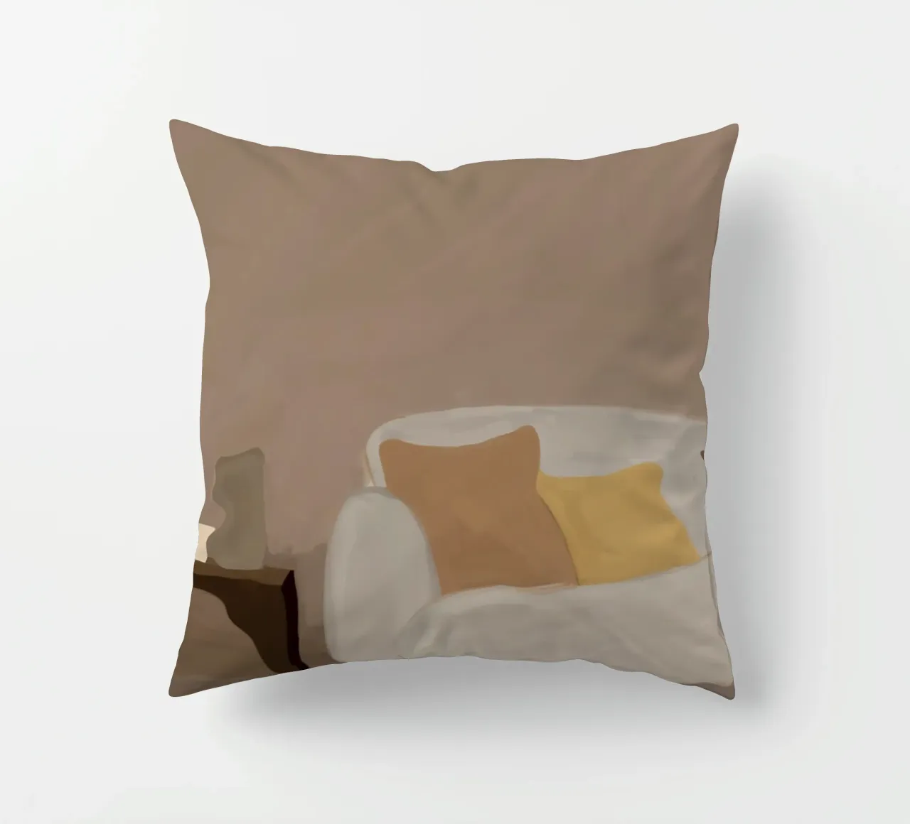 Colorful Fields decorative cushion by Mike Leymi