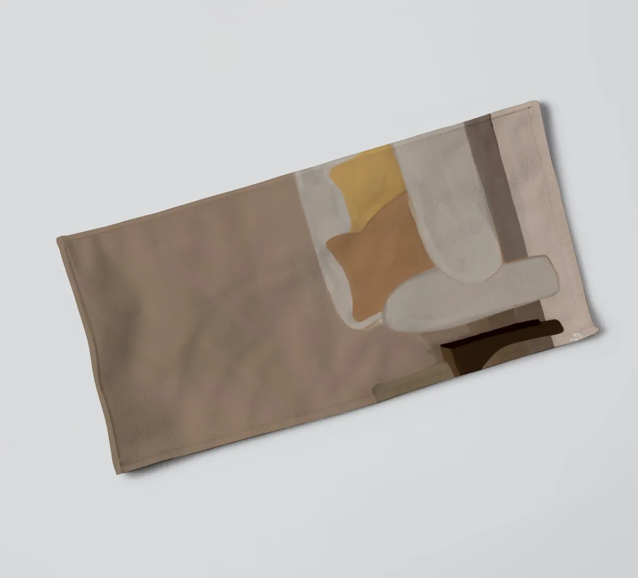 Colorful Fields towel by Mike Leymi