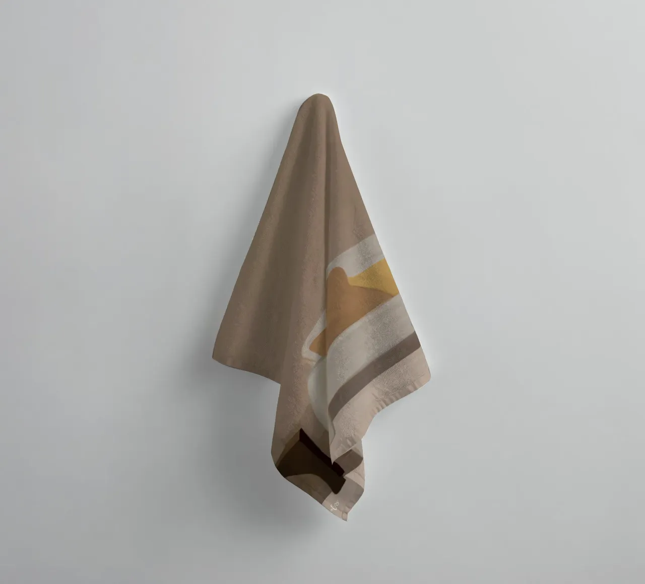 Colorful Fields towel by Mike Leymi
