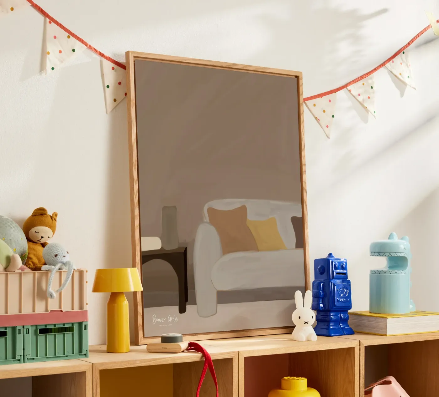 Colorful Fields plexiglas de Mike Leymi