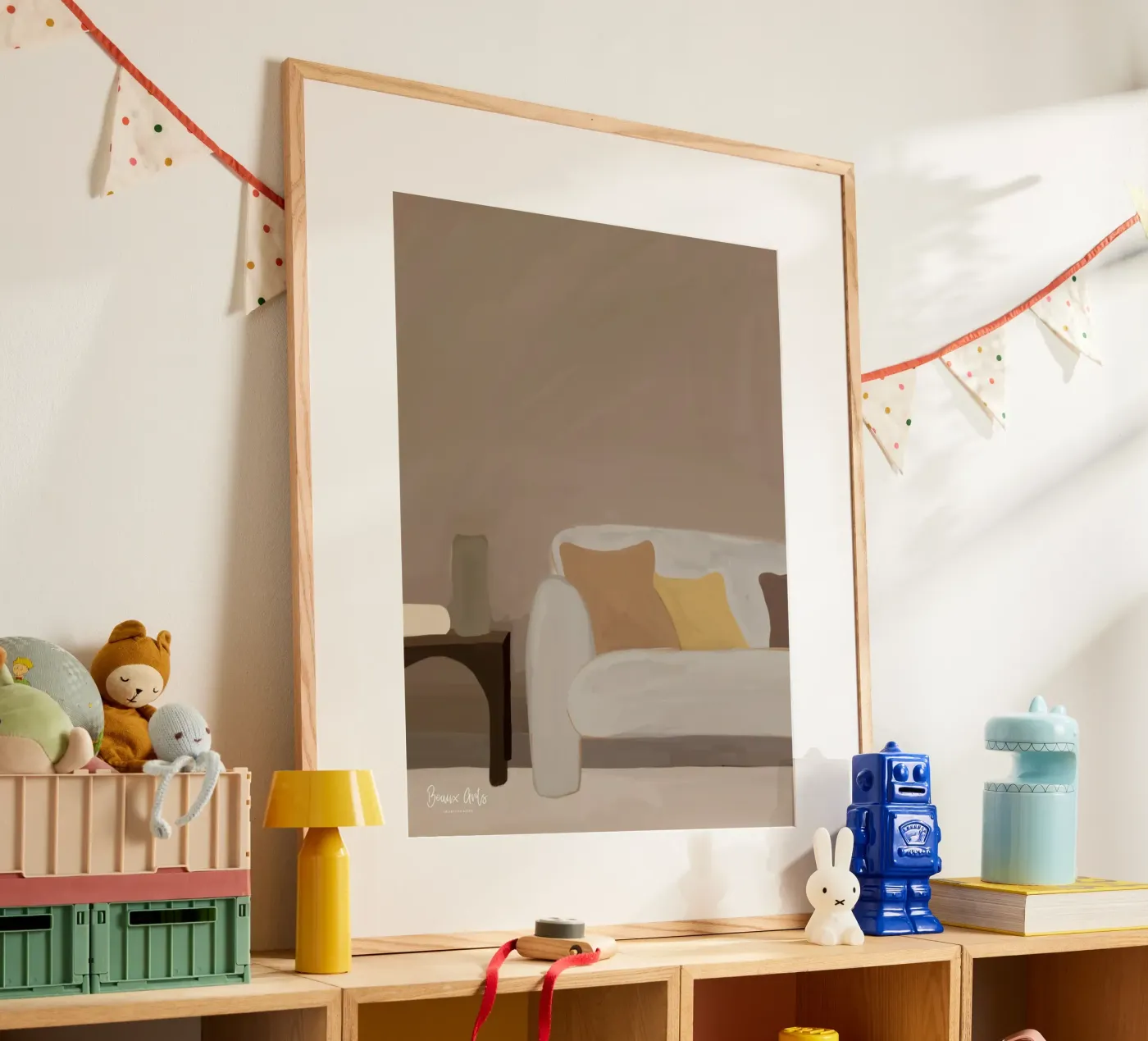 Colorful Fields poster de Mike Leymi