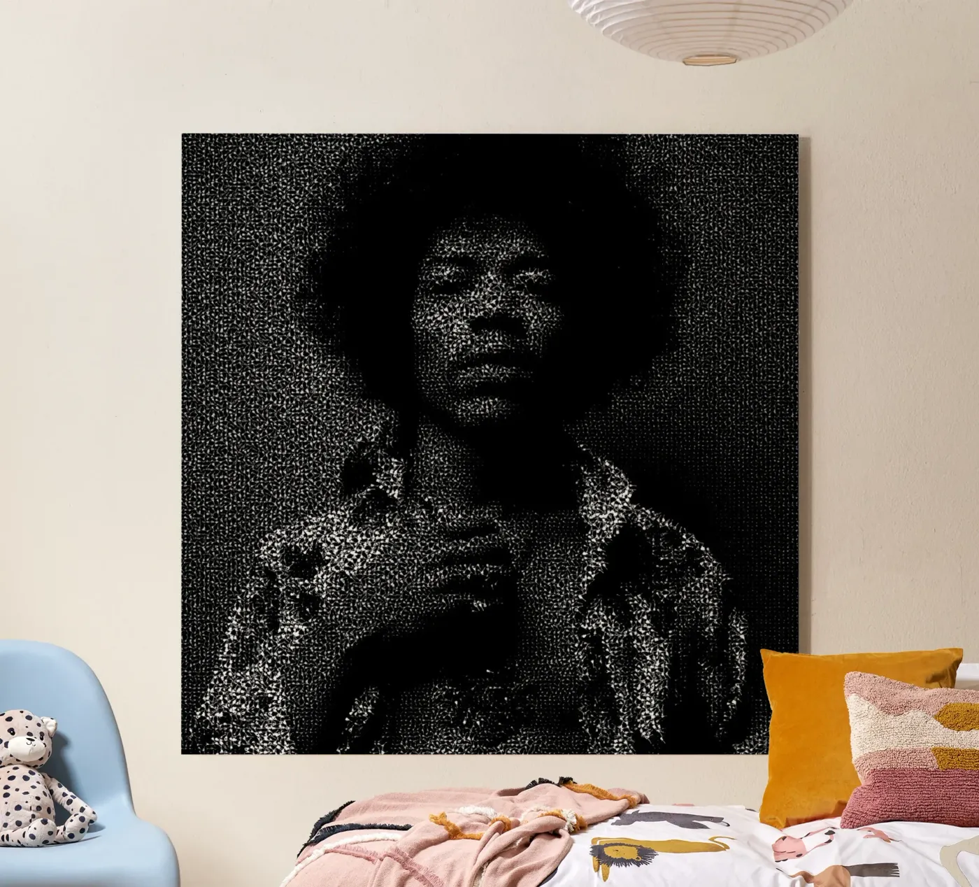 Jimi Acryl-Glas von Robotic Ewe