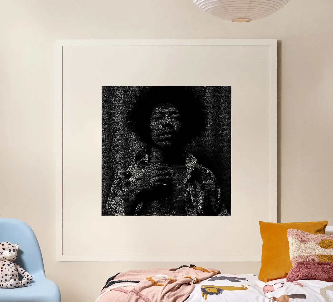 Jimi poster van Robotic Ewe
