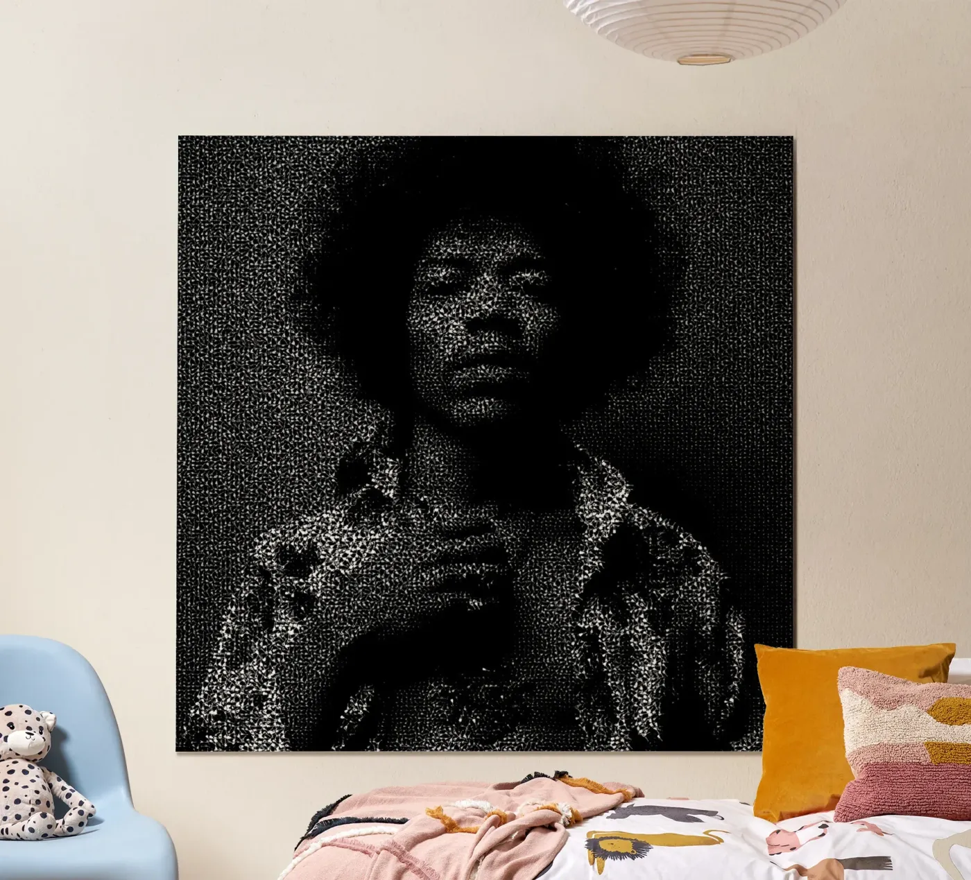 Jimi poster van Robotic Ewe