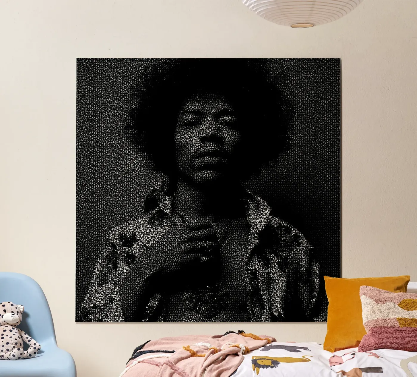 Jimi poster van Robotic Ewe