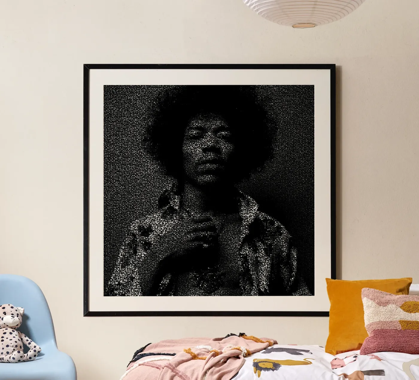 Jimi poster van Robotic Ewe