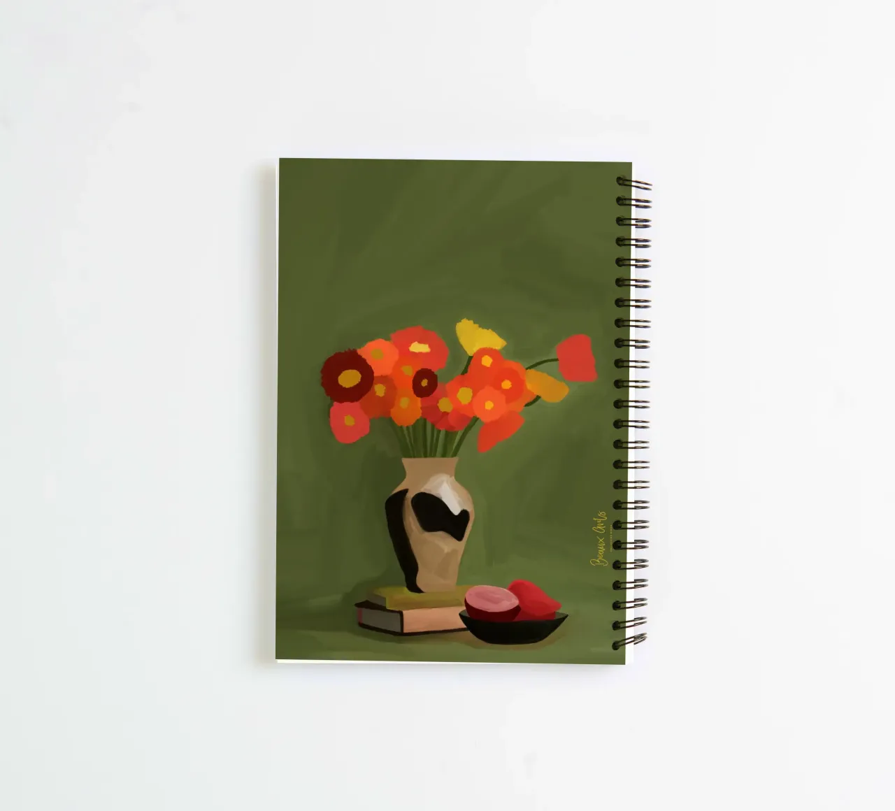 Living Abstraction spiral notebook by Mike Leymi