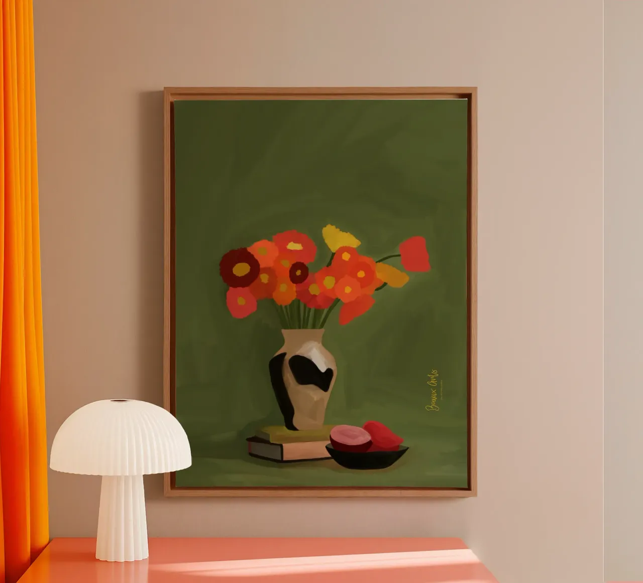 Living Abstraction canvas by Mike Leymi