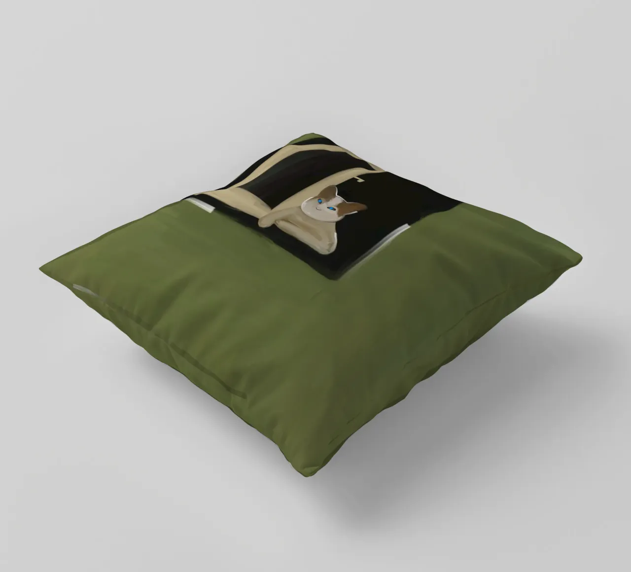 Floating Color cuscino da Mike Leymi
