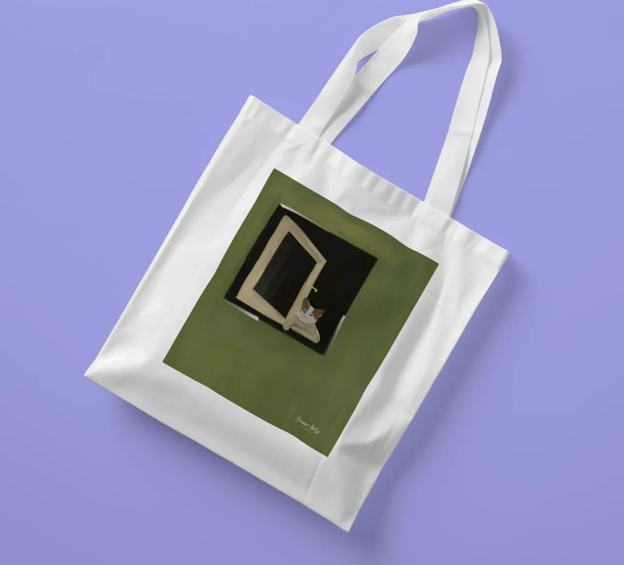 Floating Color borsa in juta da Mike Leymi