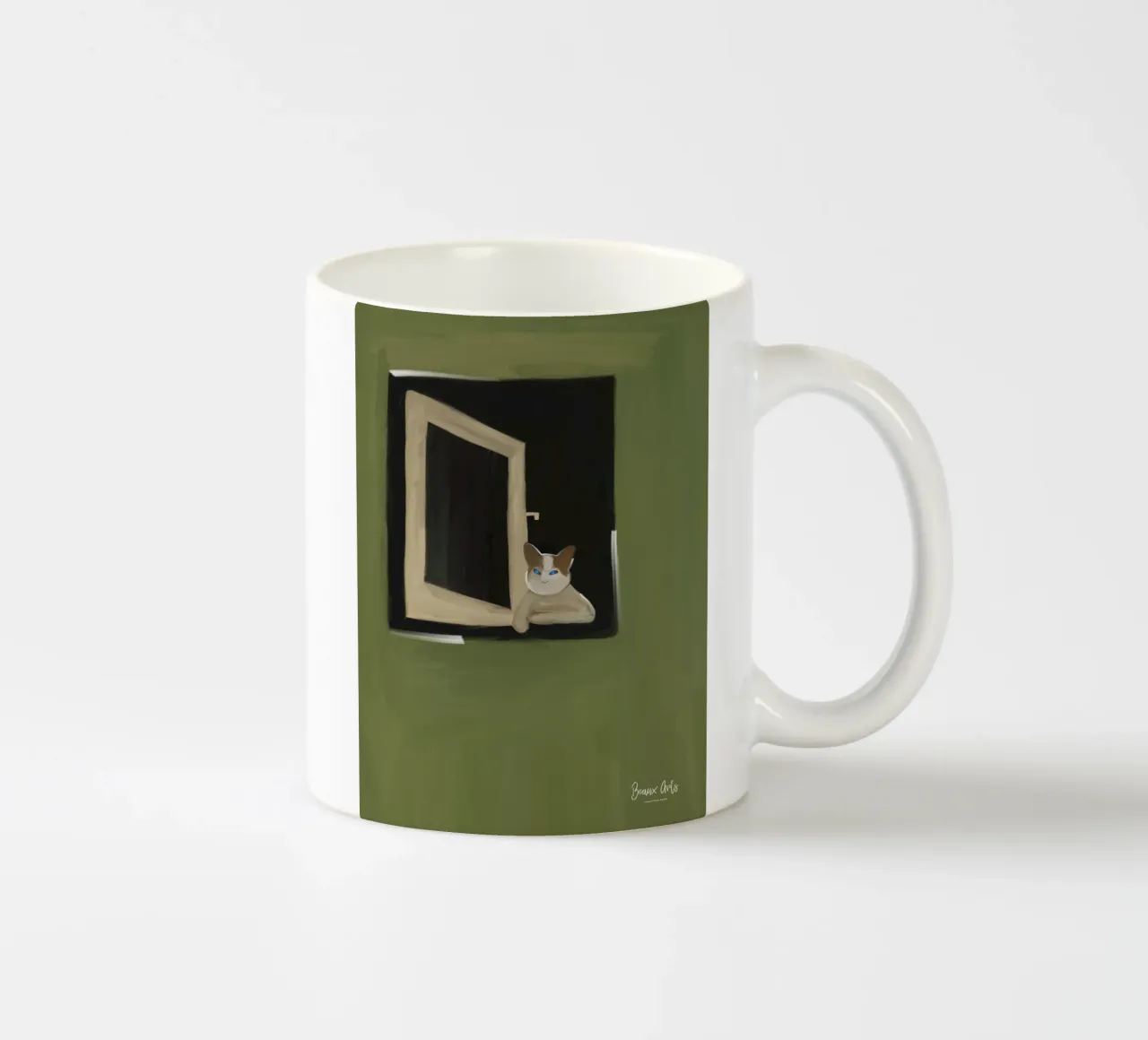 Floating Color tazza in ceramica da Mike Leymi